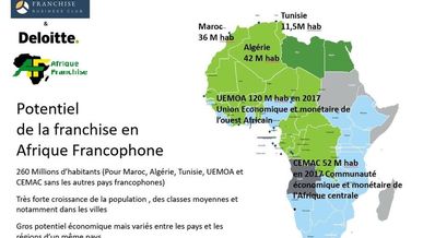 Créer sa franchise au Maghreb et en Afrique. Webinar Gratuit le 21 janvier